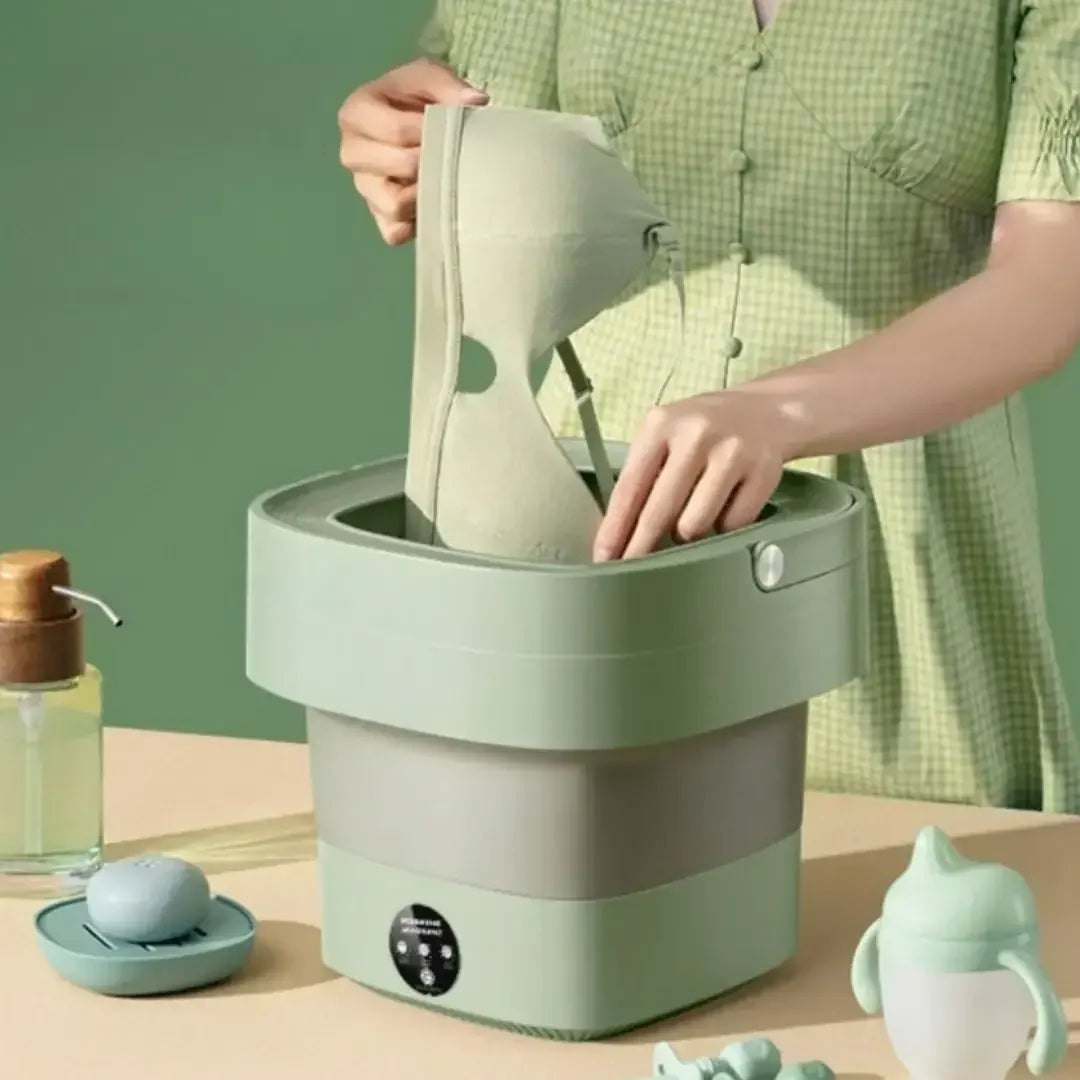 Máquina De Lavar Roupa Dobrável Portátil 9L - Imagem 3