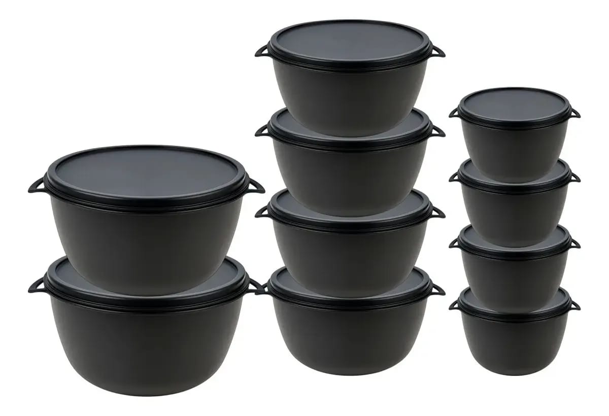 Kit Potes Plásticos 10 unidades - Imagem 5