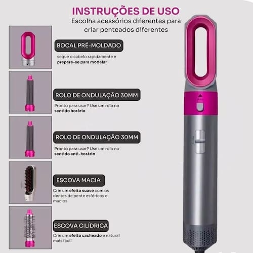 Escova 5 em 1 Multifuncional - Imagem 3