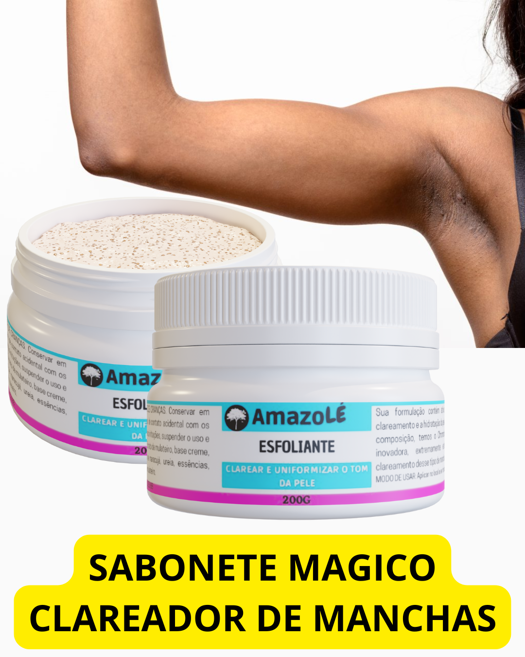 Clareador de manchas cicatridiva 200g