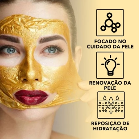 Máscara GOLDEN Ouro 24k 100ml