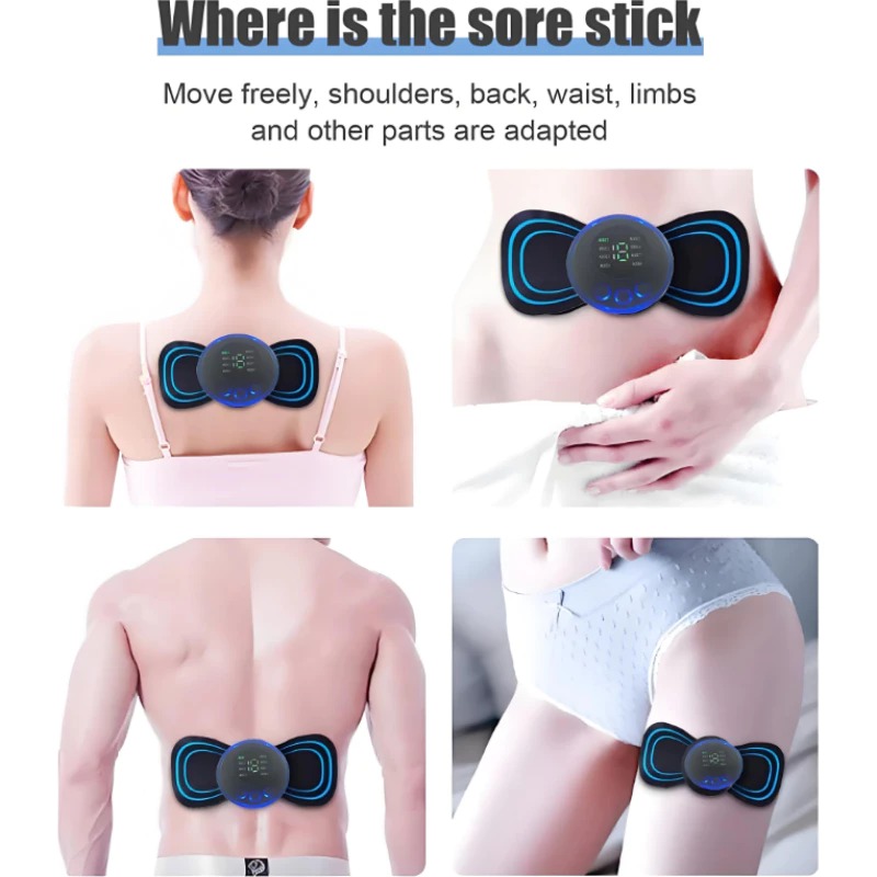 Promoção de Kit Massageador De Elétrico De Pescoço Portátil Massageador Cervical Lombar e Corpo - Imagem 9