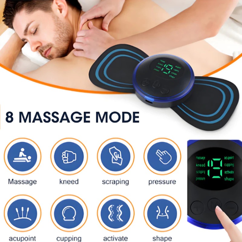 Promoção de Kit Massageador De Elétrico De Pescoço Portátil Massageador Cervical Lombar e Corpo - Imagem 10