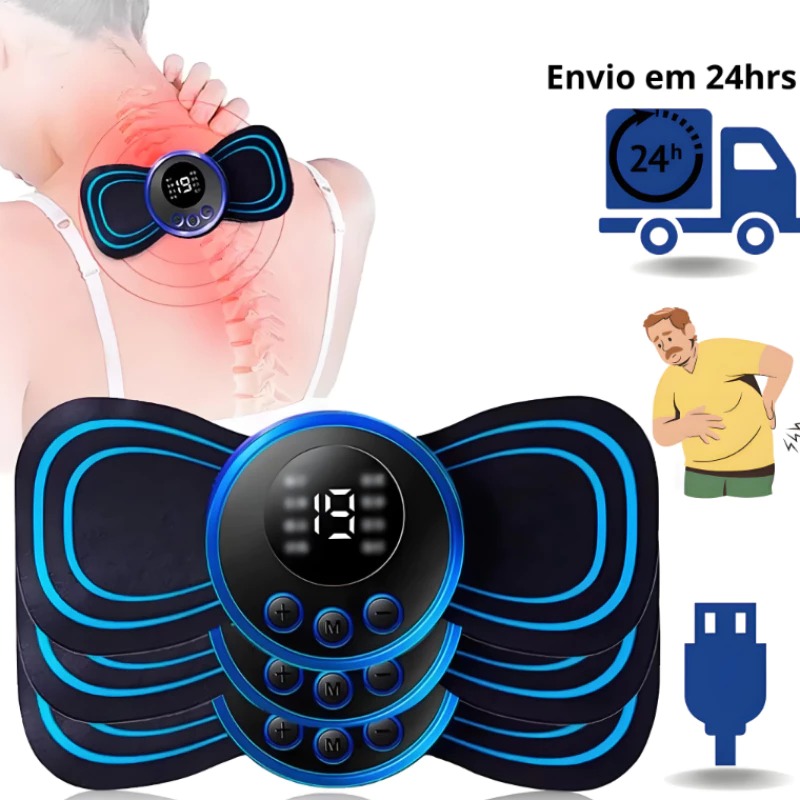 Promoção de Kit Massageador De Elétrico De Pescoço Portátil Massageador Cervical Lombar e Corpo - Imagem 12