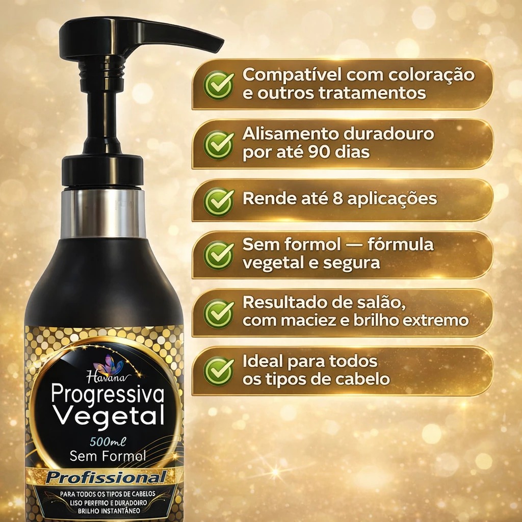 Progressiva Vegetal Havana 500ml - Imagem 4