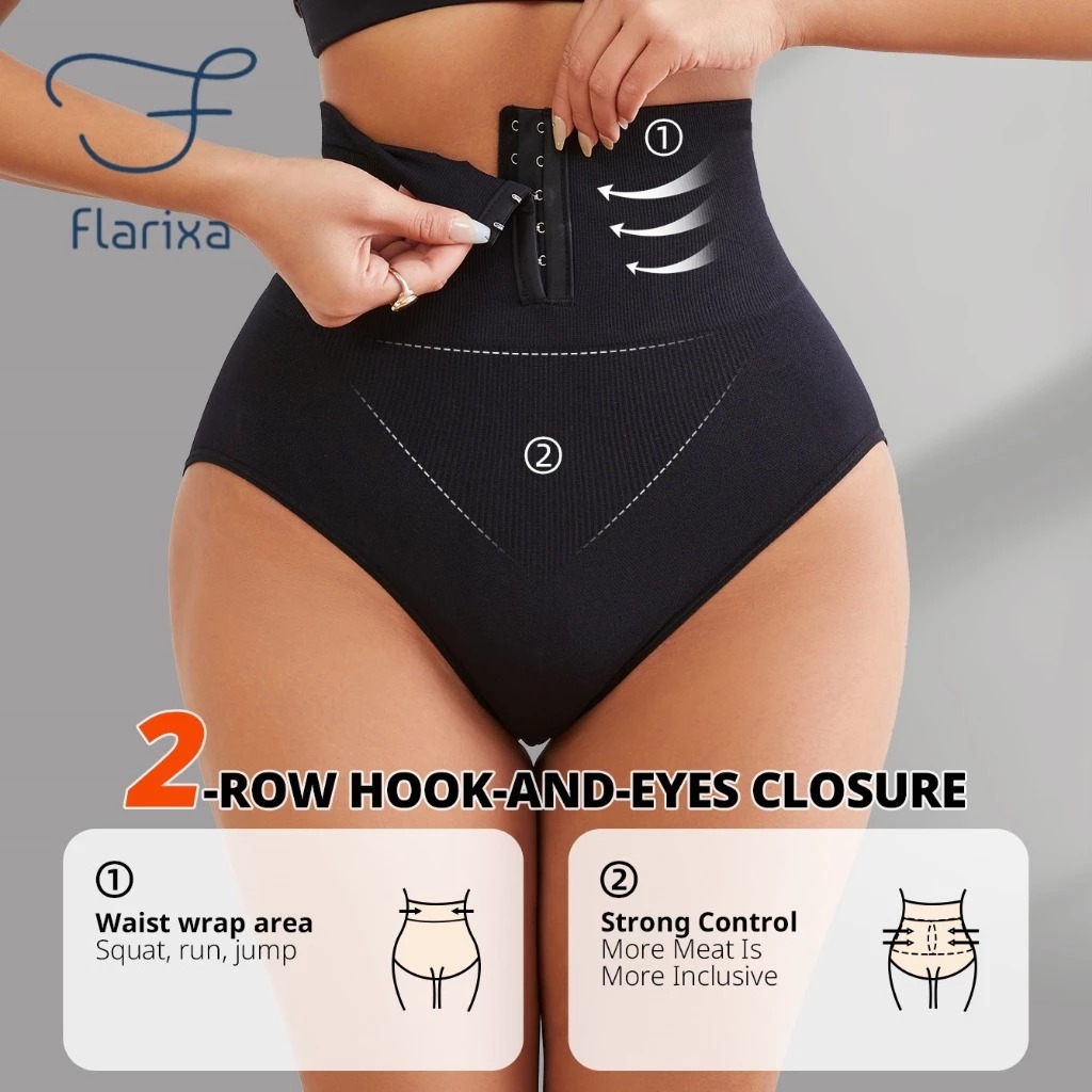 Calcinha Modeladora Flarixa Calcinha Sem Costura Fio Normal Body Modelador Shape Slim - Imagem 5