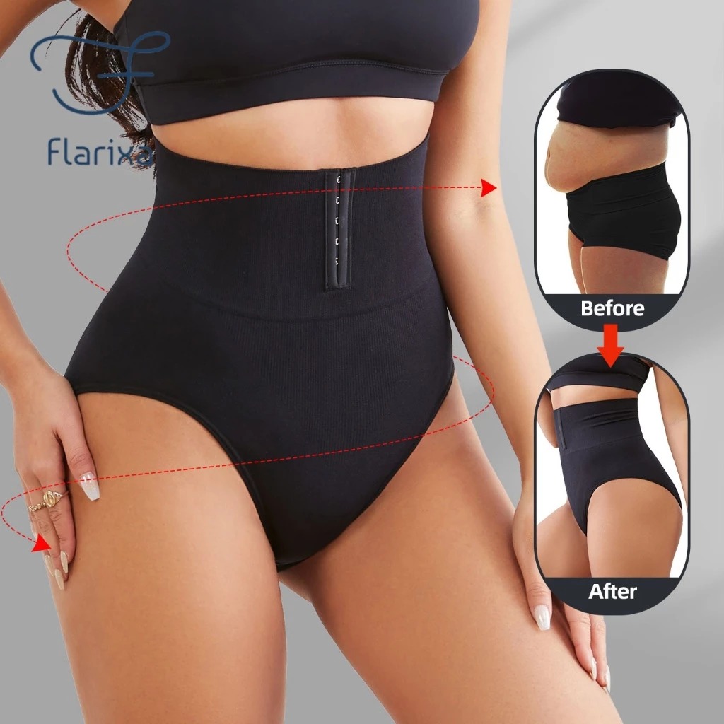 Calcinha Modeladora Flarixa Calcinha Sem Costura Fio Normal Body Modelador Shape Slim
