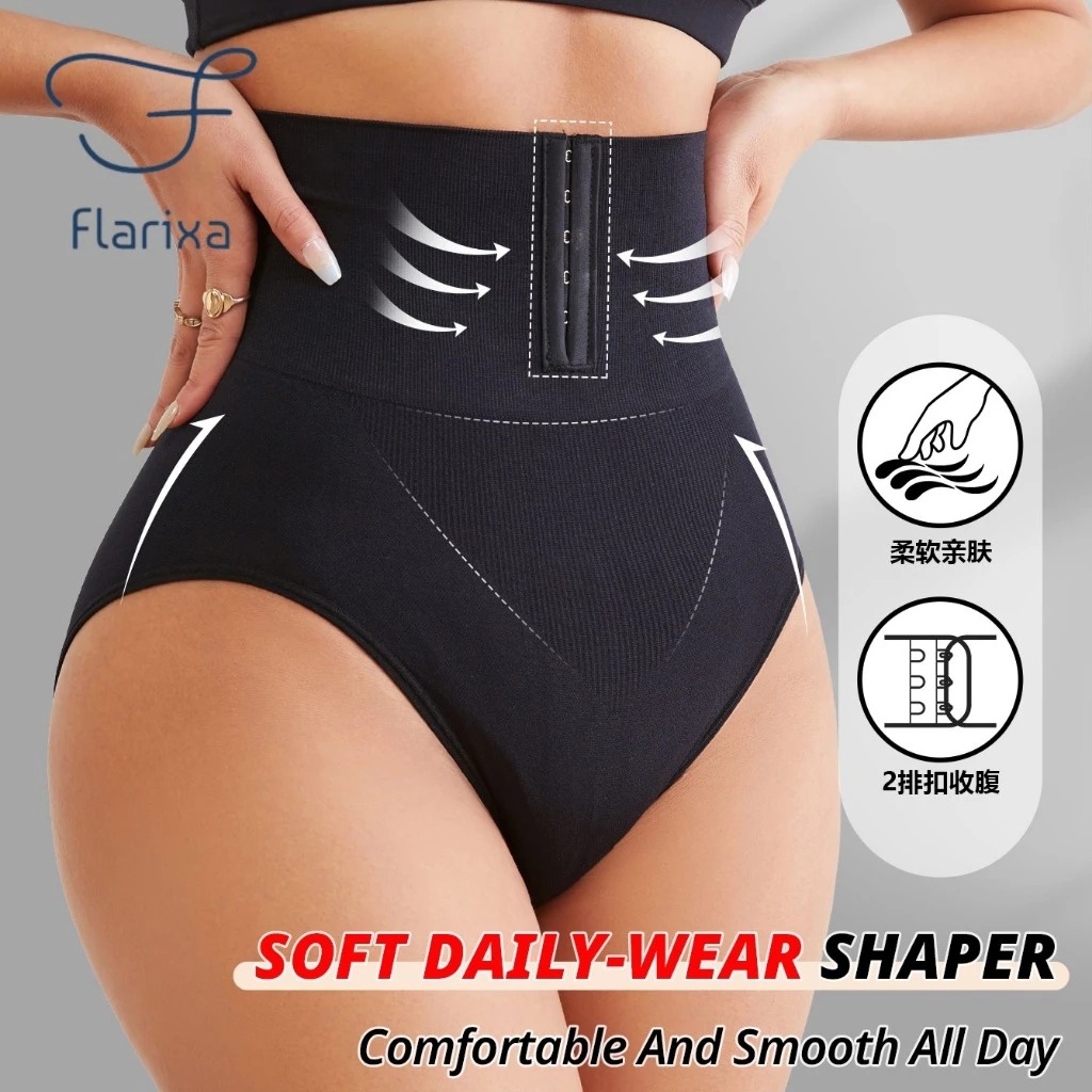 Calcinha Modeladora Flarixa Calcinha Sem Costura Fio Normal Body Modelador Shape Slim - Imagem 4