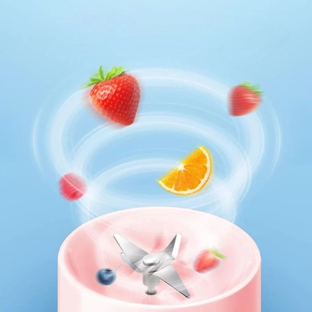 Mini Liquidificador Portatil De Shake Juice Cup + Cabo Usb - Imagem 14