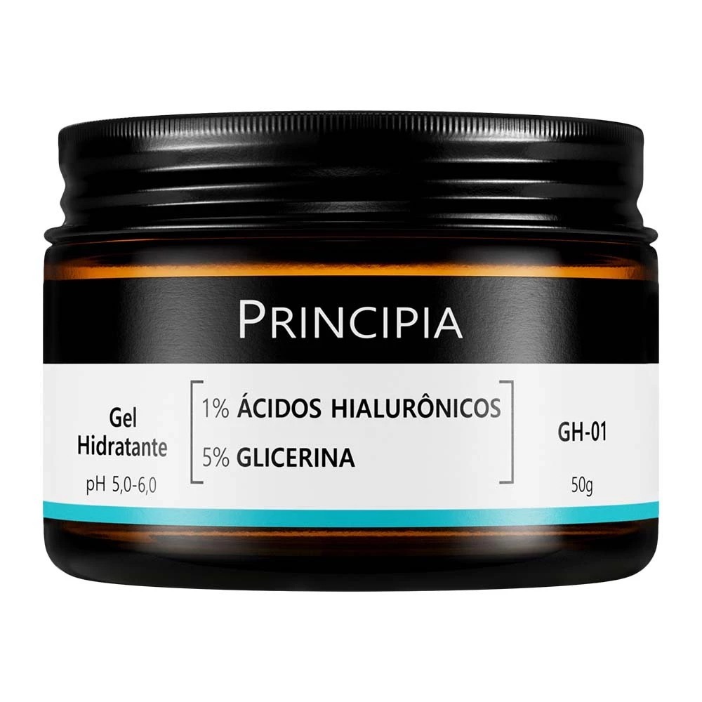R$55,20➡️Gel Hidratante Facial GH-01 Principia - Ácidos Hialurônicos + Glicerina - 50g