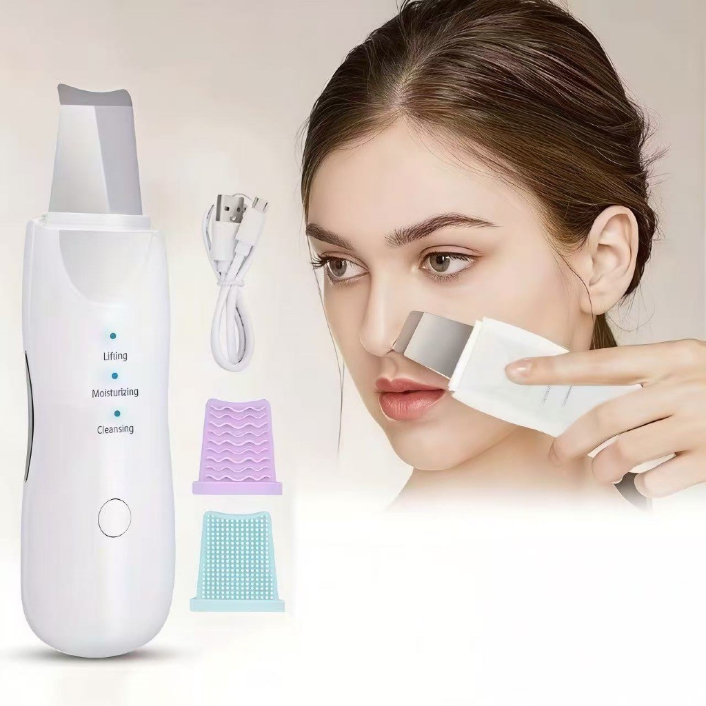 Aparelho de Peeling Ultrassônico Facial – Limpeza Profunda, Esfoliação e Remoção de Cravos