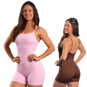 Macaquinho Fitness Virginia Feminino – Alcinha Fina, Costas Abertas e Zero Transparência