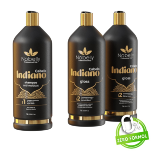 Kit Progressiva Profissional Liso Absoluto Orgânica Zero Formol 1 Litro – Lilita Cosméticos