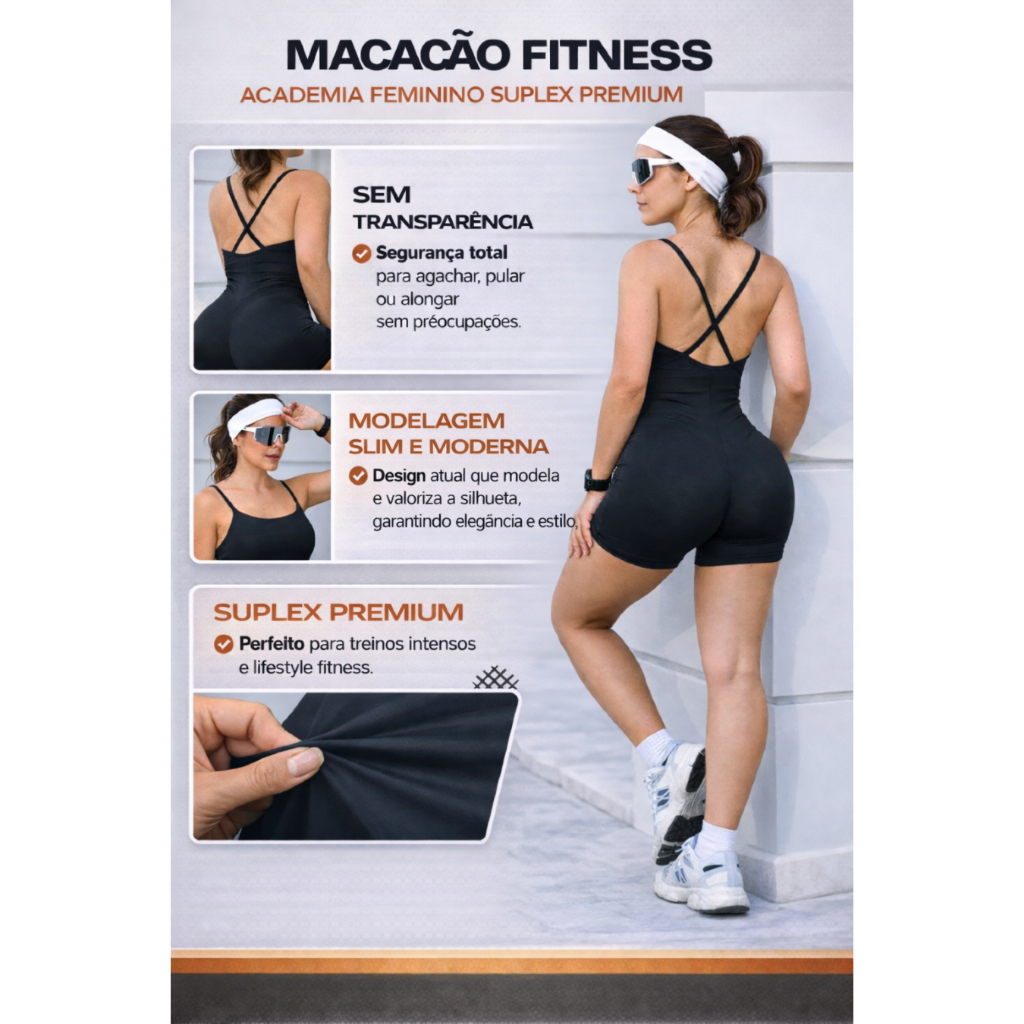 Kit 2 Macaquinhos Fitness Feminino 2Rbk Sports – Regata e Alcinha Cruzada, Conforto Estilo Modelagem e Performance - Imagem 3