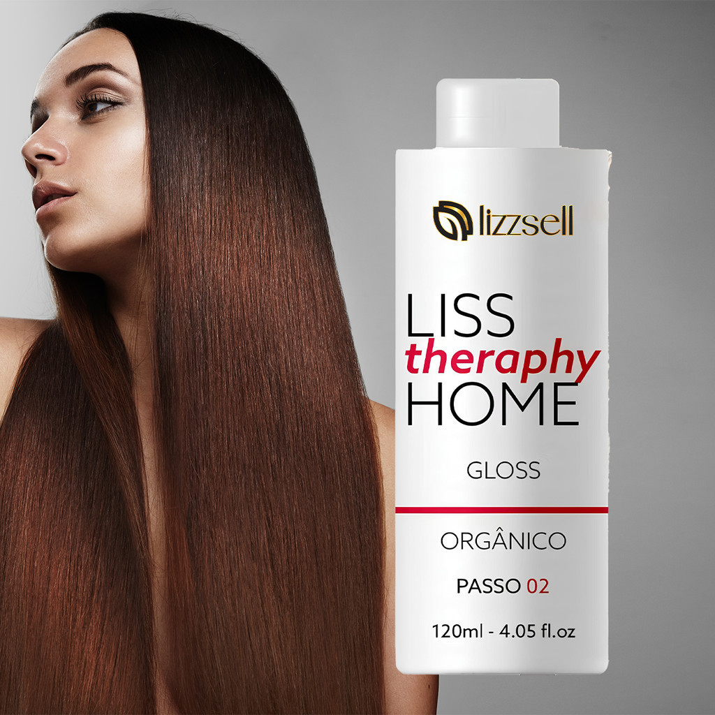 4x Liss Therapy Home LizzSell – Progressiva Liso Intenso Sem Formol