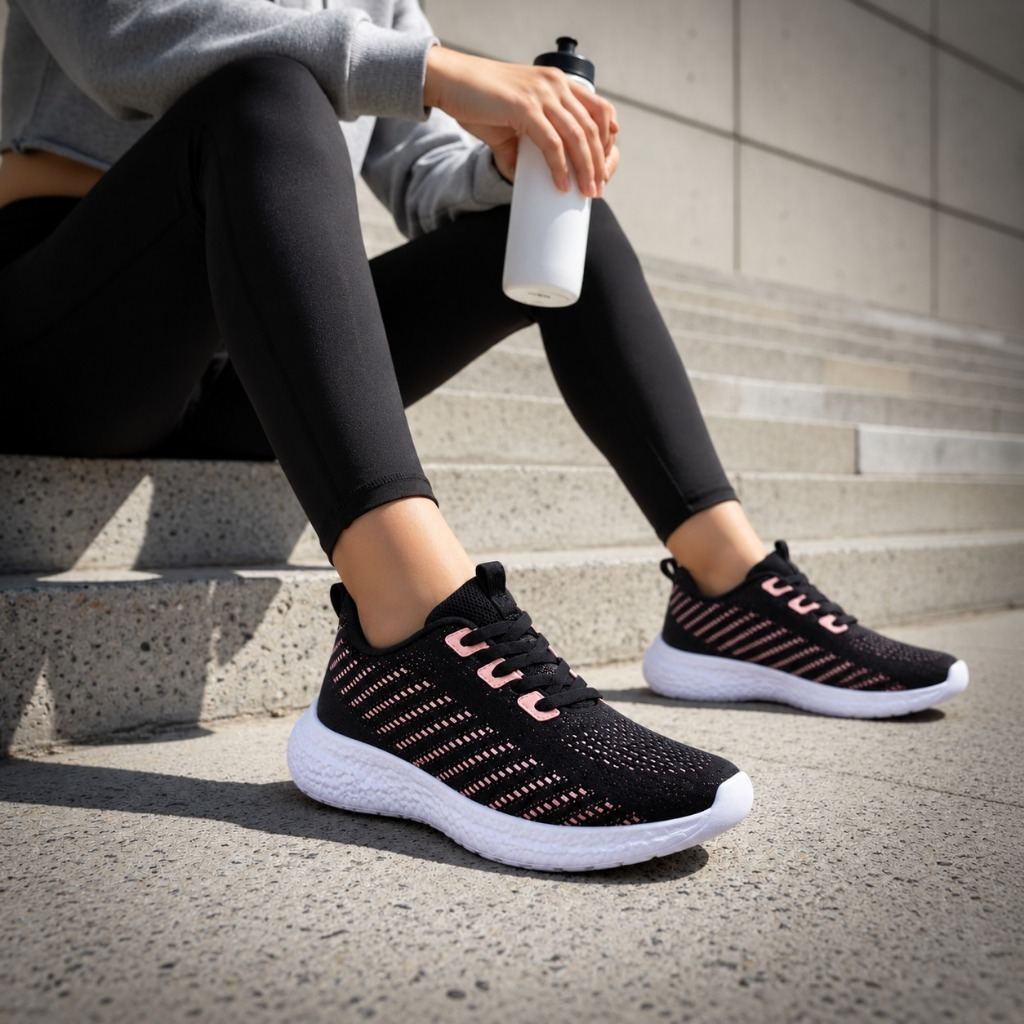 Kit 2 Pares de Tênis Feminino Casual e Esportivo – Conforto, Estilo e Versatilidade - Imagem 2