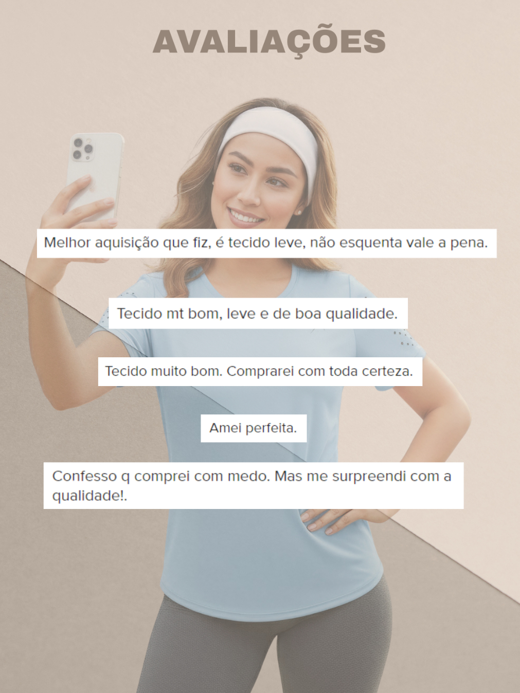 Kit 3 Camisetas Baby Look Femininas Fitness Dry Fit + Faixa de Cabelo – Academia, Corrida e Caminhada - Imagem 4