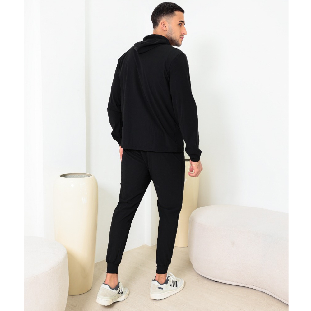 Conjunto Masculino Fitness Academia – Casaco com Capuz e Calça Jogger Slim Fit - Imagem 4