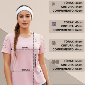 Kit 3 Camisetas Baby Look Femininas Fitness Dry Fit + Faixa de Cabelo – Academia, Corrida e Caminhada