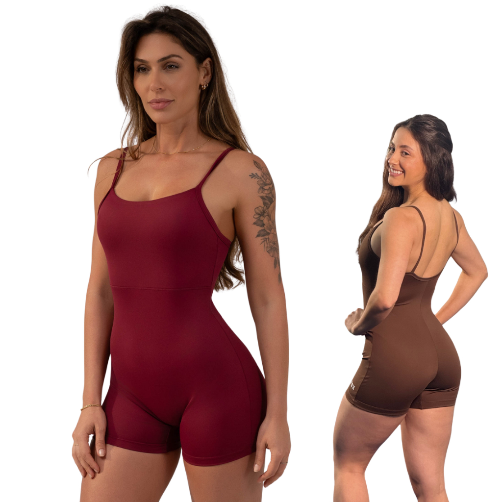 Macaquinho Fitness Virginia Feminino – Alcinha Fina, Costas Abertas e Zero Transparência - Imagem 4