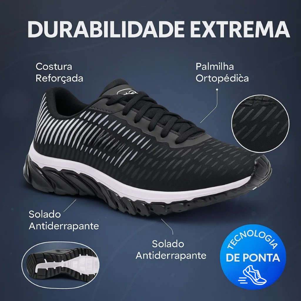 Tênis Feminino Academia Caminhada Corrida Leve Confortável Amortecedor Uso Diário Fitness 34-41 - Imagem 4