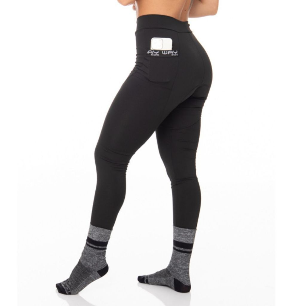 Conjunto de Ciclismo Feminino WAY – Camisa Slim Manga Curta + Calça com Forro em Gel - Imagem 5