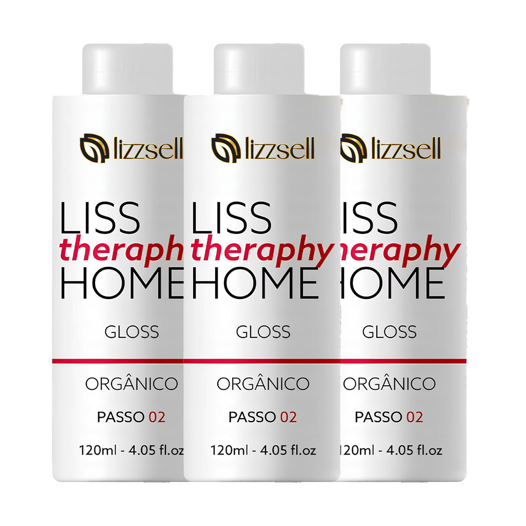 4x Liss Therapy Home LizzSell – Progressiva Liso Intenso Sem Formol - Imagem 5