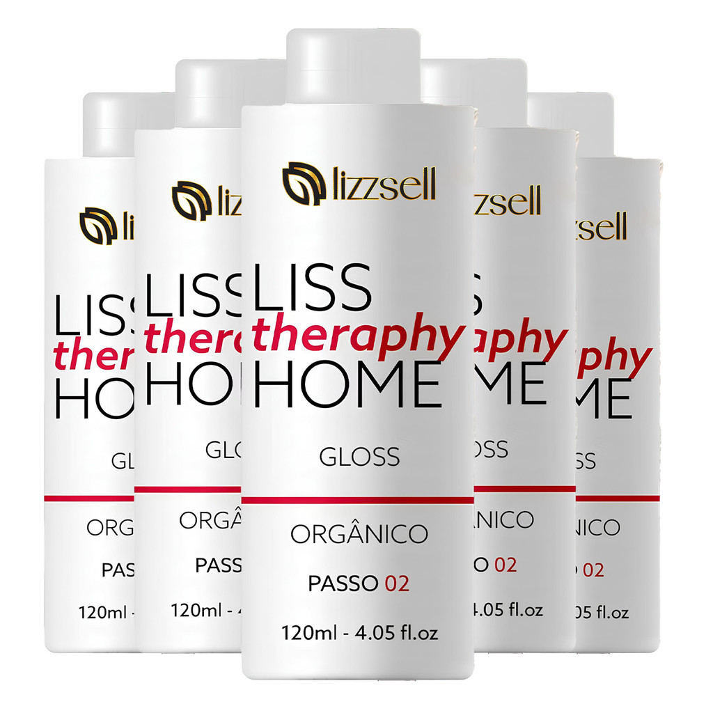 4x Liss Therapy Home LizzSell – Progressiva Liso Intenso Sem Formol - Imagem 7