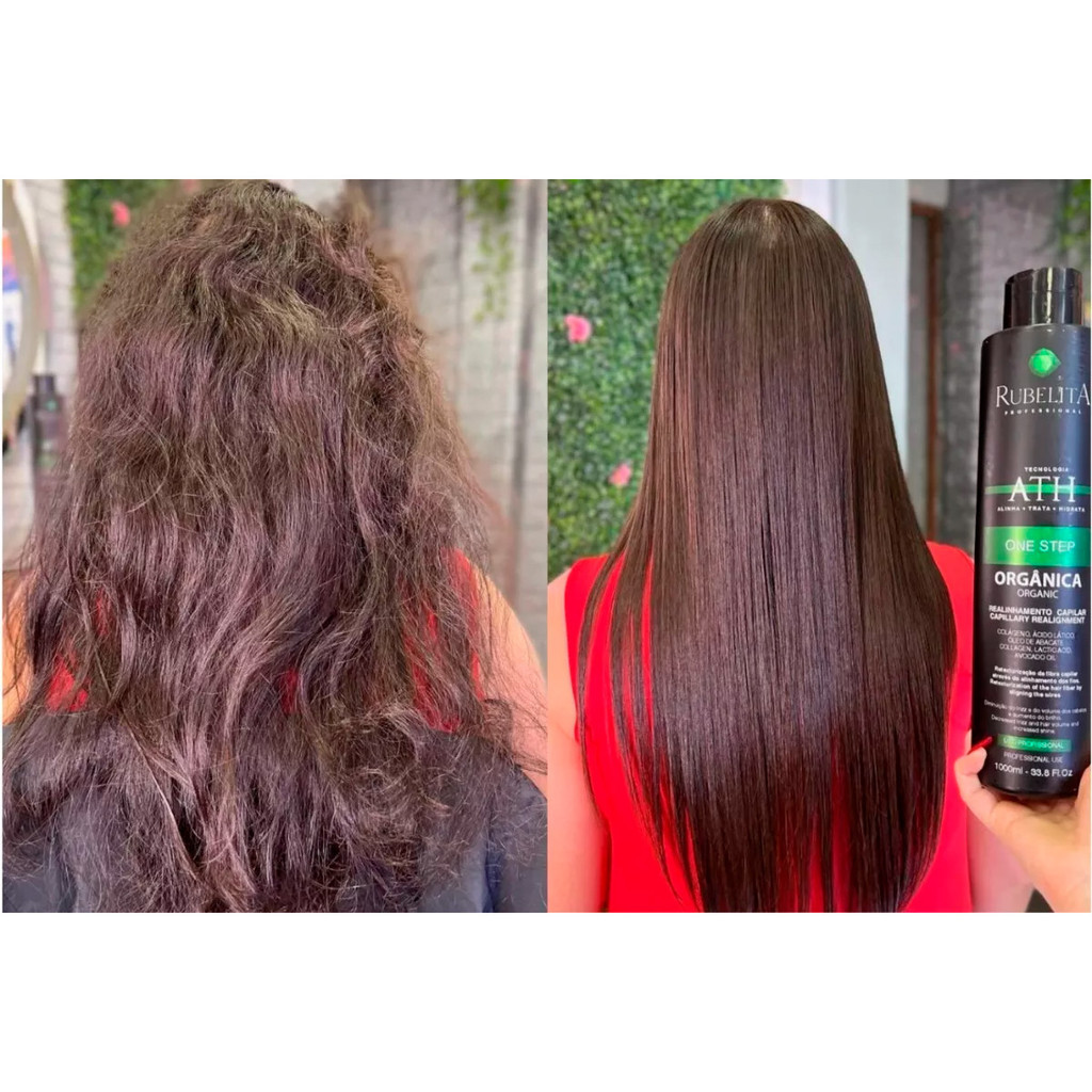 Kit Progressiva One Step Rubelita Professional 1L + Spray Liso Mágico 200ml – Sem Formol | Alinhamento, Hidratação, Brilho e Controle do Frizz - Imagem 7