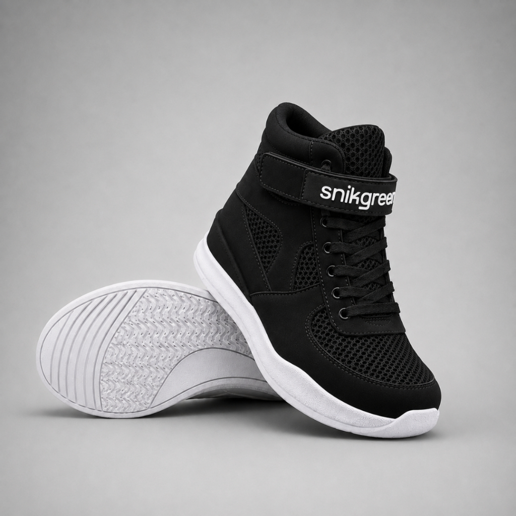 Tênis Bota Feminina Academia Confortável Botinha Casual Nobuck Ultra Leve Platafoma Interna - Imagem 7