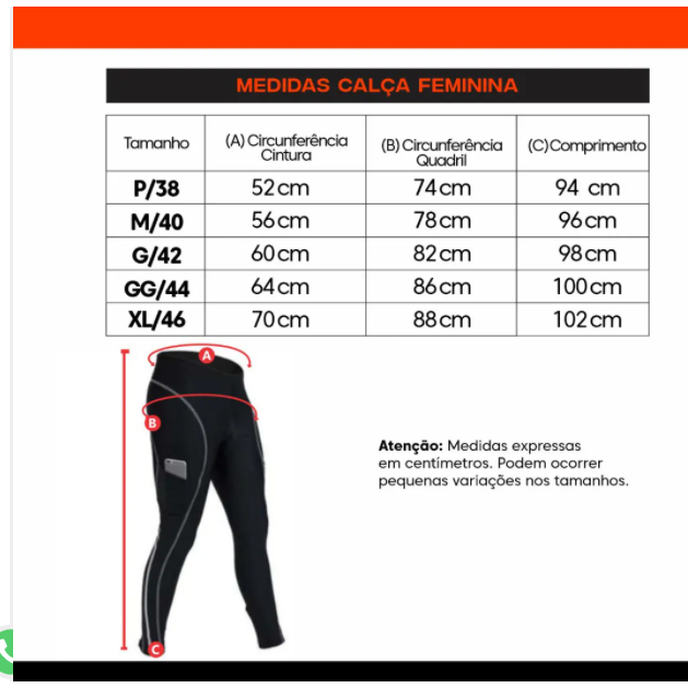 Conjunto de Ciclismo Feminino WAY – Camisa Slim Manga Curta + Calça com Forro em Gel - Imagem 8