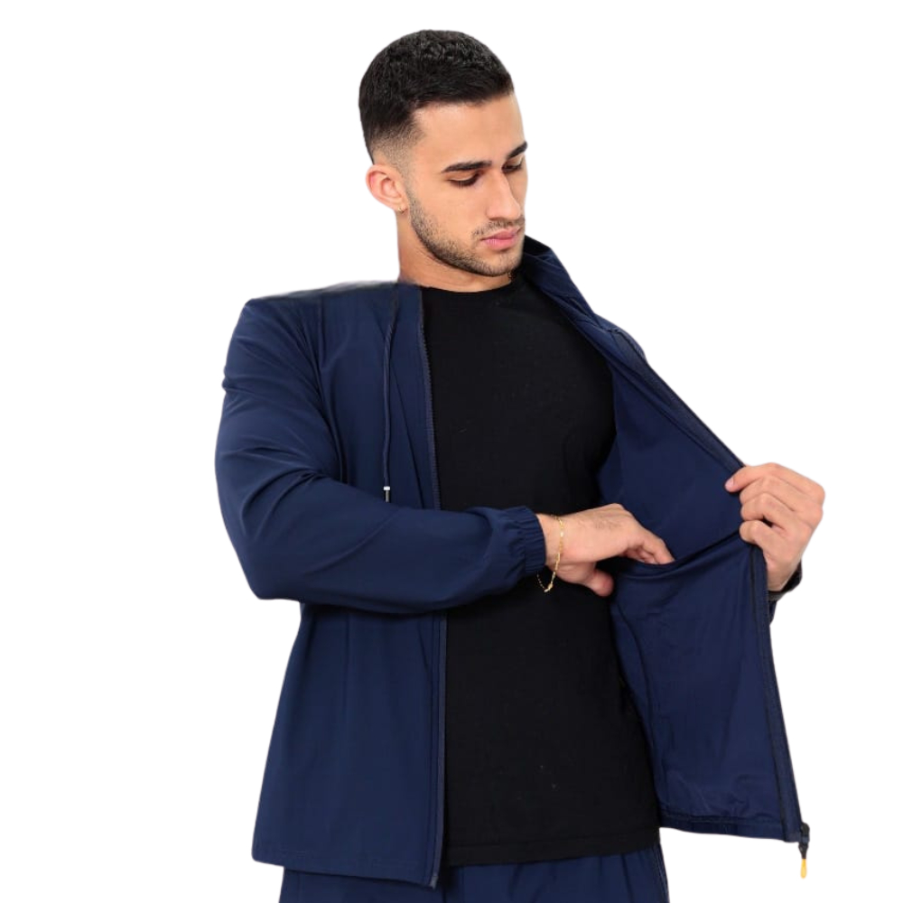 Conjunto Masculino Fitness Academia – Casaco com Capuz e Calça Jogger Slim Fit - Imagem 8