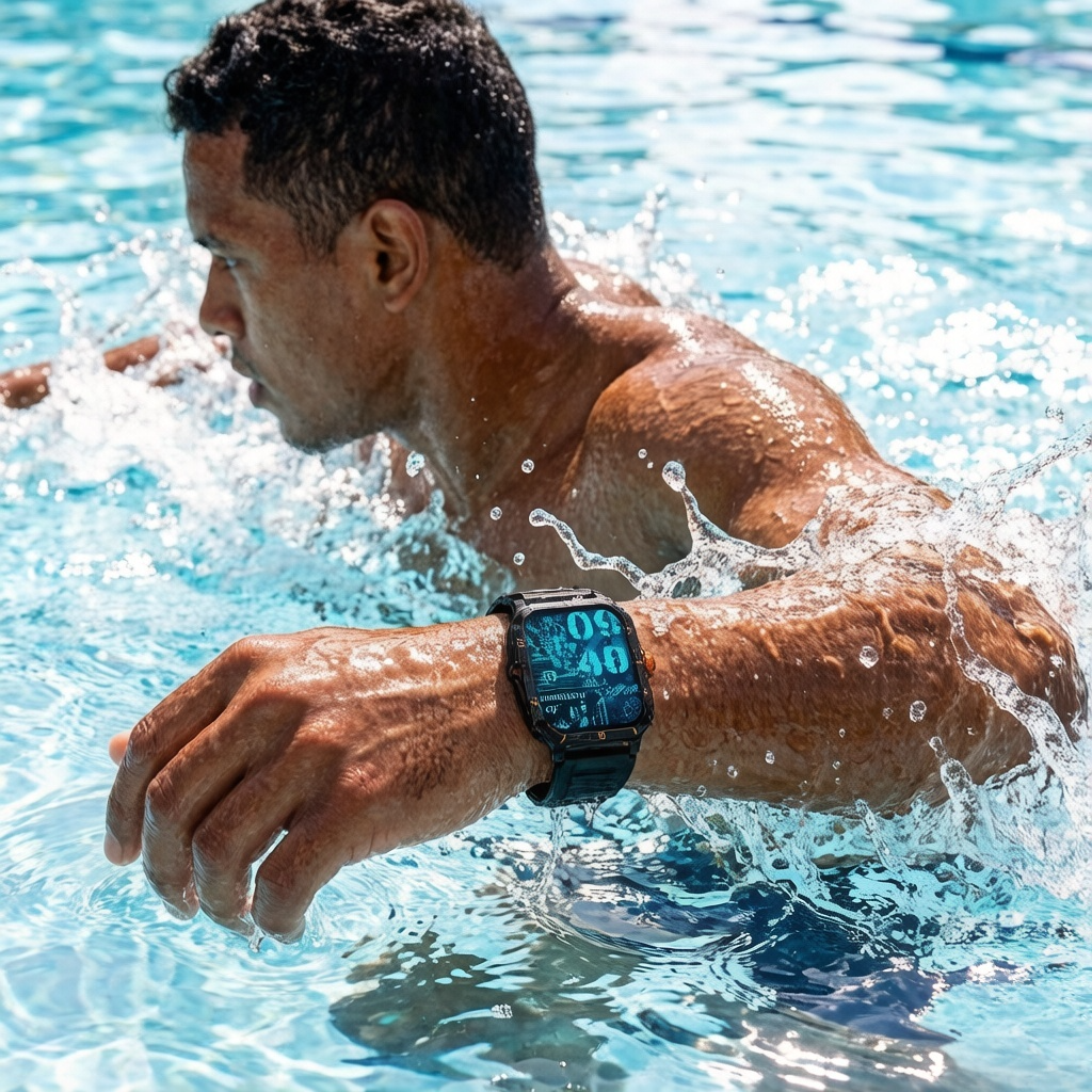 Smartwatch Esportivo WT02 3ATM – Relógio Inteligente com Tela 1.96”, Bateria 430mAh e Monitoramento de Saúde - Imagem 8