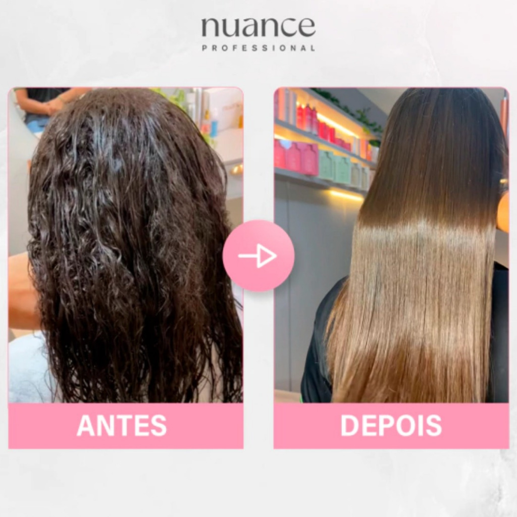 Alinhamento Capilar Nuance Professional Progressiva Liso Perfeito 400g - Imagem 8