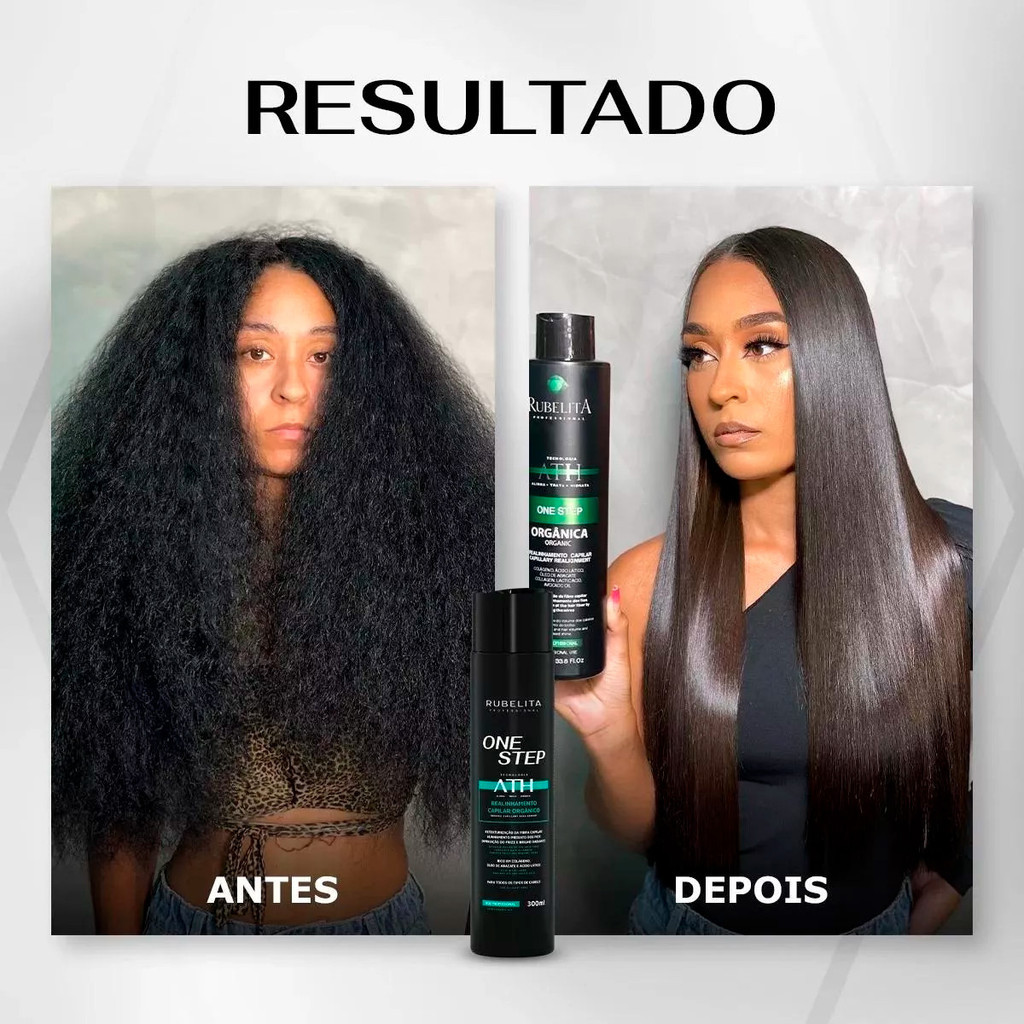 Kit Progressiva One Step Rubelita Professional 1L + Spray Liso Mágico 200ml – Sem Formol | Alinhamento, Hidratação, Brilho e Controle do Frizz - Imagem 8