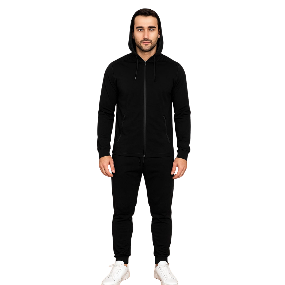 Conjunto Masculino Fitness Academia – Casaco com Capuz e Calça Jogger Slim Fit - Imagem 9