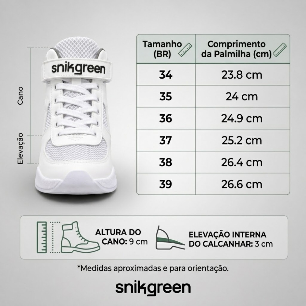 Tênis Bota Feminina Academia Confortável Botinha Casual Nobuck Ultra Leve Platafoma Interna - Imagem 9