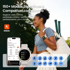 Haylou Solar Neo 2 Smartwatch Relogio Esporte Correndo Ritmo AMOLED AOD 1ATM Bluetooth 5.4 Masculino Feminino