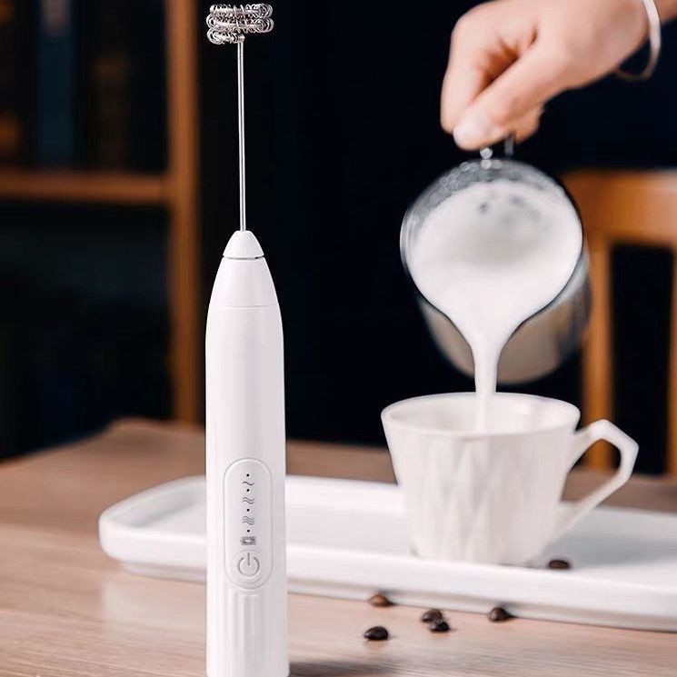 Batedor Misturador Mixer Elétrico para Bebidas Leite Café Clara de Ovo 2 em 1 - Imagem 4