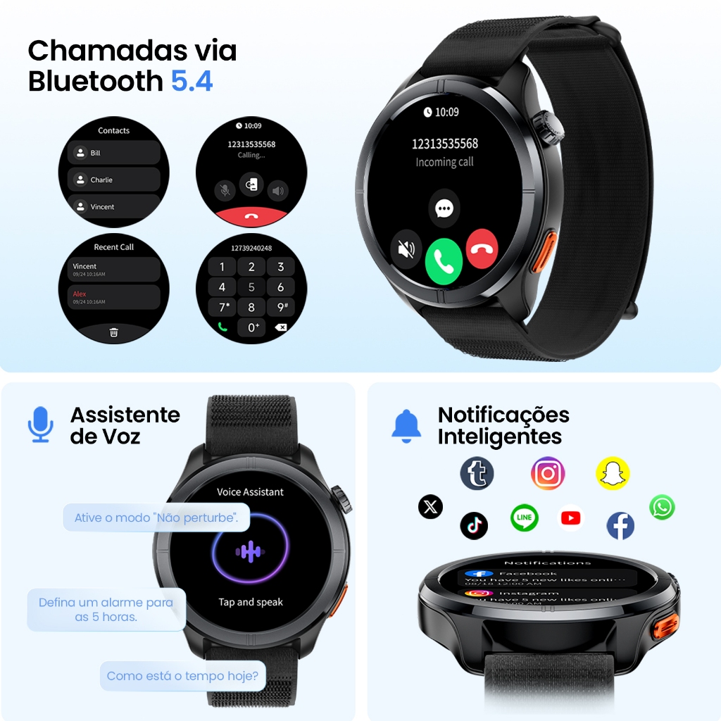Haylou Solar Neo 2 Smartwatch Relogio Esporte Correndo Ritmo AMOLED AOD 1ATM Bluetooth 5.4 Masculino Feminino - Imagem 4